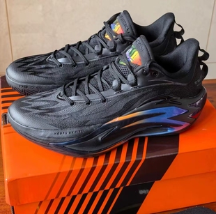 Anta安踏 狂潮7 A-SHOCK PRO 暗物质  低帮   篮球鞋 男款 黑色