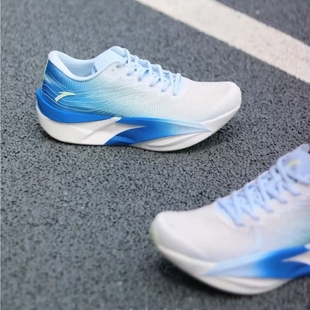 低帮 6.0 碳板 训练短跑竞速跑步鞋 墨水蓝 Anta安踏 男款 C202