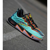 男款 Anta安踏 绿黑蓝 欧文二代 减震防滑耐磨低帮篮球鞋 KAI