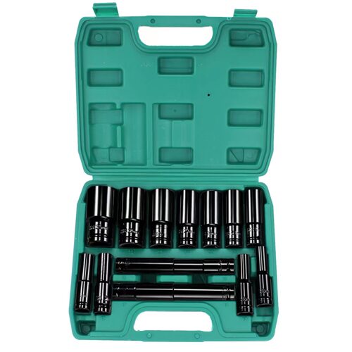 套筒电动扳手套装全套加长汽修套筒工具 大飞小飞套筒头组合工具