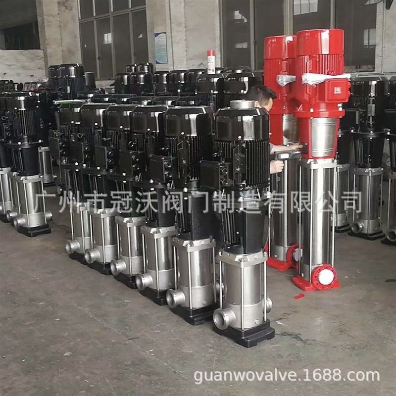 CDLF高扬程工地管道增压无负压轻型变频加压不锈钢立式多级离心泵