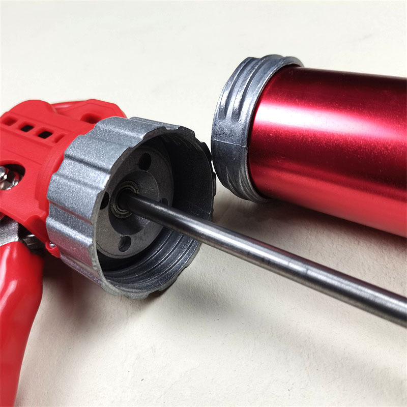 结构胶枪玻璃胶枪喷枪通用加厚省力旋转轴承自动断胶铝合金胶枪图片