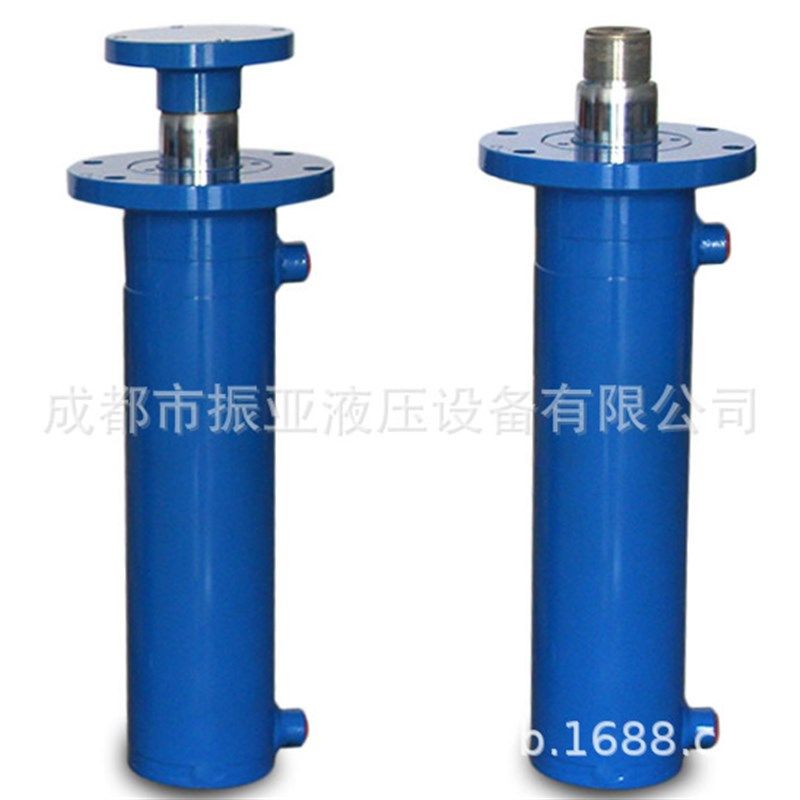 液压油缸3吨后法兰双向油缸油顶打包升降机液压缸微型小型液压站