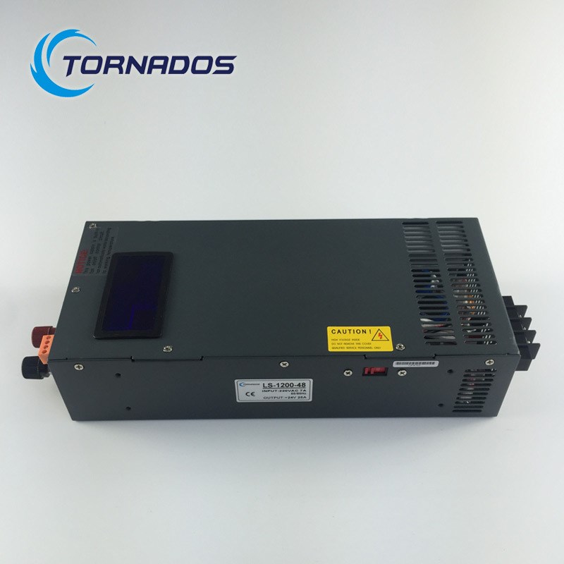 1200W48V开关电源0-48V25A电压电流可调带数显直流电源LS-1200-48