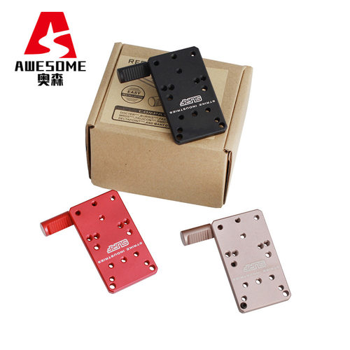 工厂跨境 Glock17 19 22 23固定底座 RMR通用底座 红点瞄准器配件
