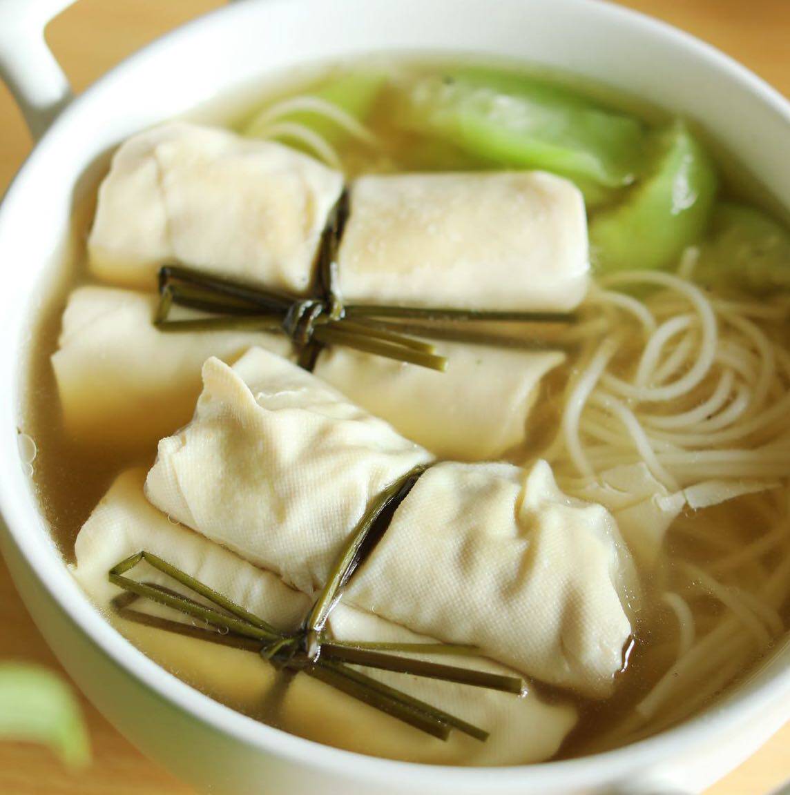 牛吃草老宁波特产鲜肉面结千张包豆腐卷豆腐皮百叶结私房菜方便菜