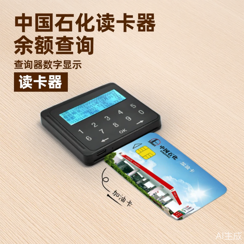中石化加油卡读卡器中国石化读卡器加油卡余额交易记录积分查询器