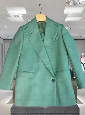 25829欧洲站2025春秋新款时尚气质百搭显瘦西装外套女欧洲站新款