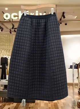 设计师买手女装82012欧洲站时尚百搭显瘦A字中长裙女2025新款