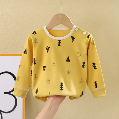 纯棉低领秋衣打底衫长袖上衣