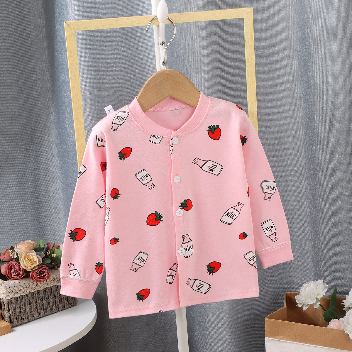 新款宝宝纯棉开衫秋衣上衣打底衫男童女童家居服睡衣春秋长袖单件,童装/婴儿装/亲子装,保暖上装,淘宝优惠券,粉丝福利购,淘宝优惠卷