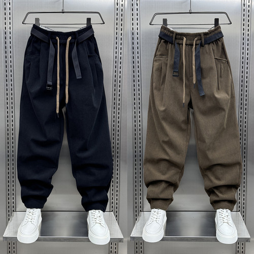 秋冬新款灯芯绒休闲裤男士