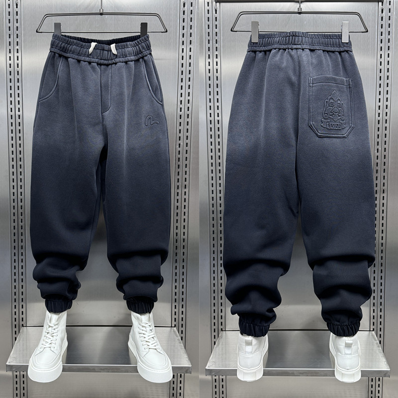 男士2023秋冬新款运动裤卫裤潮牌宽松束脚哈伦裤青年渐变色休闲裤,男装,休闲裤,淘宝优惠券,粉丝福利购,淘宝优惠卷