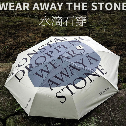 同瓣折叠艺术黑胶晴雨防晒原创伞