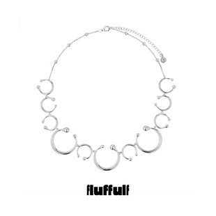 fluffulf原子的流浪原子对撞组合925银项链
