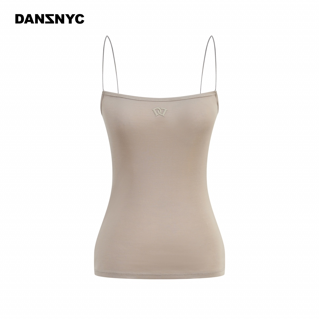 DANZ 春夏超柔舒适SEACELL™生态海藻棉细链条吊带背心