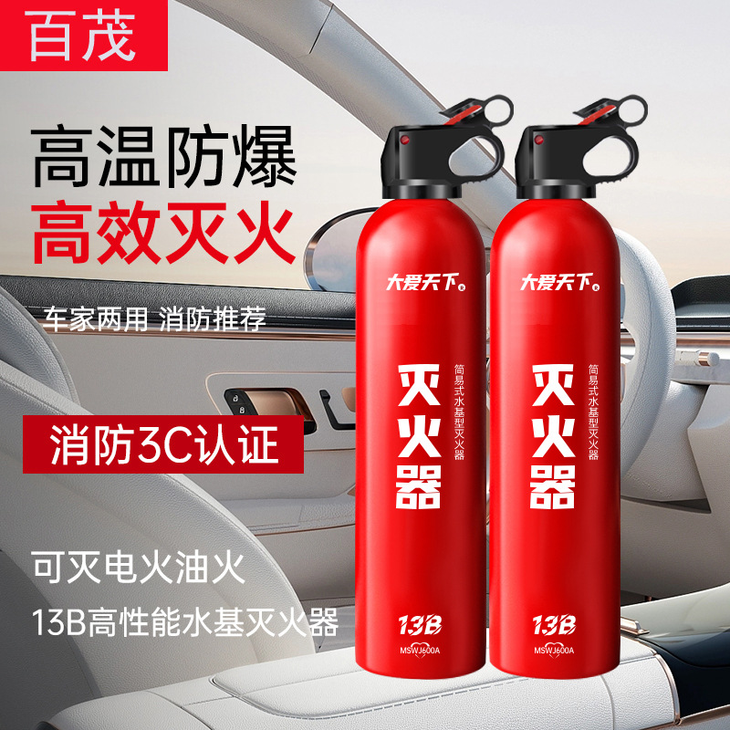 大爱天下车载水基型水雾灭火器
