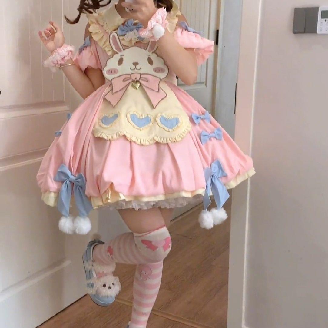 洛丽塔全套现货短袖连衣