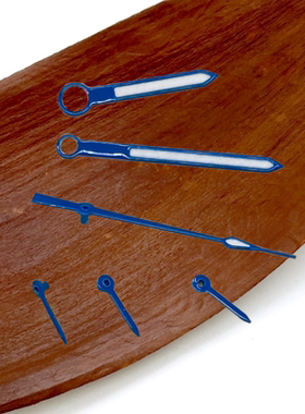 蓝光绿光六针超霸适用VK63机芯绿色夜光白/金/蓝色银手表维修表针