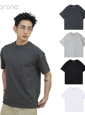 GOODLIVEABLE 索罗娜凉感小袖口短袖T恤美式小领口百搭显壮打底衫