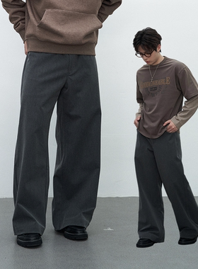 GOODLIVEABLE 混纺TR面料廓形A字版型西裤垂坠感高级感通勤休闲裤