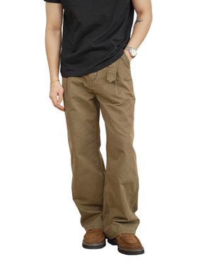 GOODLIVEABLE 改良型M35酵洗微宽松工装裤男美式复古直筒休闲长裤