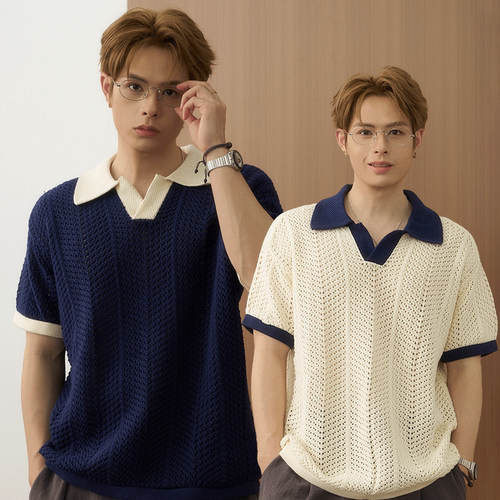 GOODLIVEABLEV领Polo纯棉短袖