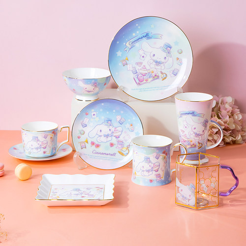 玉桂狗联名可爱骨瓷餐具