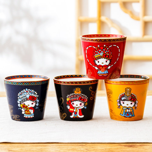 HelloKitty骨瓷茶杯品茗杯套装