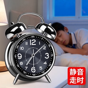 闹钟学生起床困难户懒人神器2025新款 初高中生专用高颜值静音时钟