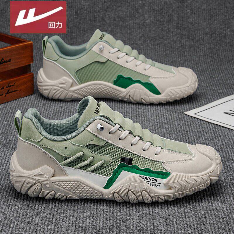 回力男鞋2026春季新款运动阿甘休闲透气软底防滑百搭耐磨德训潮鞋