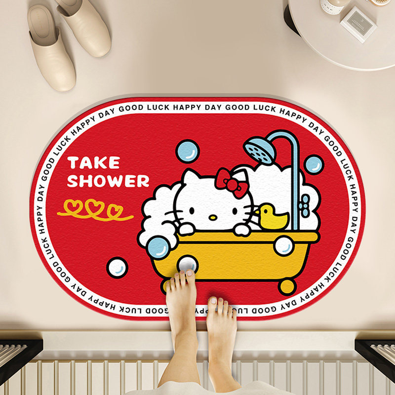 硅藻泥吸水垫卫生间地垫浴室防滑速干门口脚垫家用洗手间厕所门垫,居家布艺,入户地垫,淘宝优惠券,粉丝福利购,淘宝优惠卷