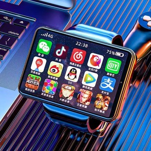 智能电话手表可以玩游戏能上网韩版多功能学生党黑科技手环男女生