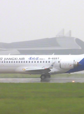 匹格商飞ARJ21江西航空景德镇陶溪川号客机3D纸模DIY客机飞机模型