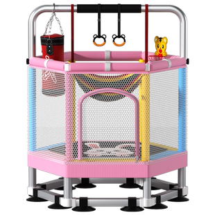 探欧蹦蹦床家用儿童室内小孩宝宝跳跳床家庭小型护网弹跳床玩具