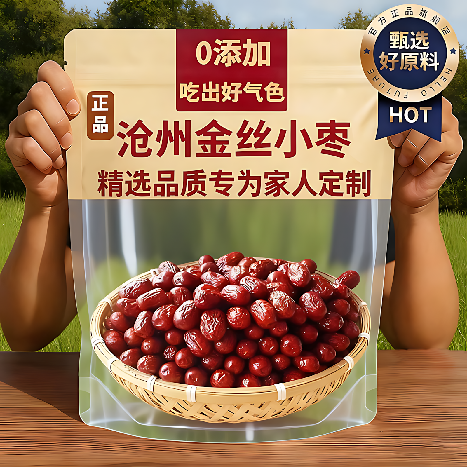 沧州特级金丝小枣官方旗舰店2025年新货优质无核红枣泡茶煲汤专用