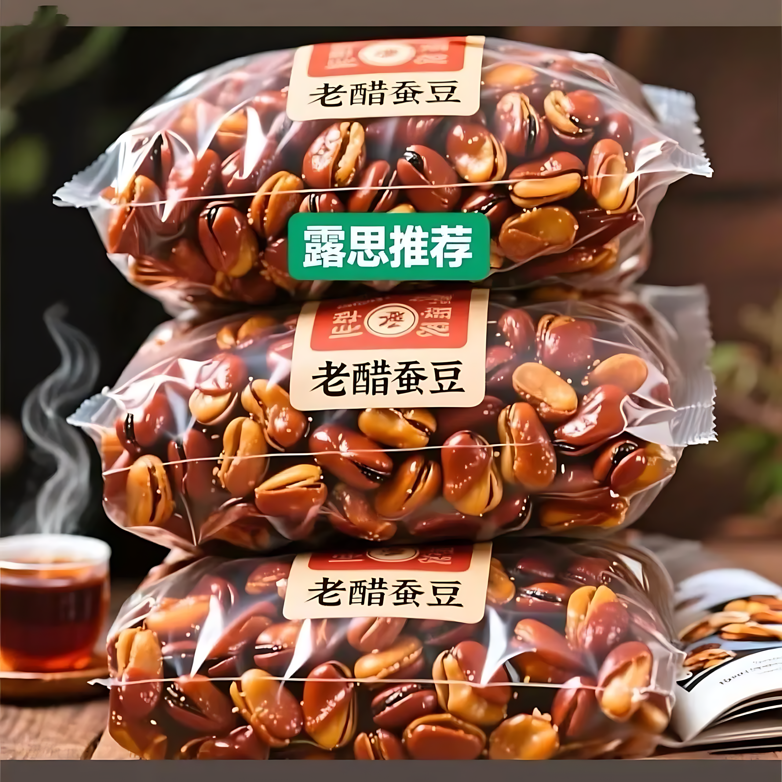 老醋蚕豆456g香酥炒货山西特色零食碗团小包装即拆即食官方旗舰店