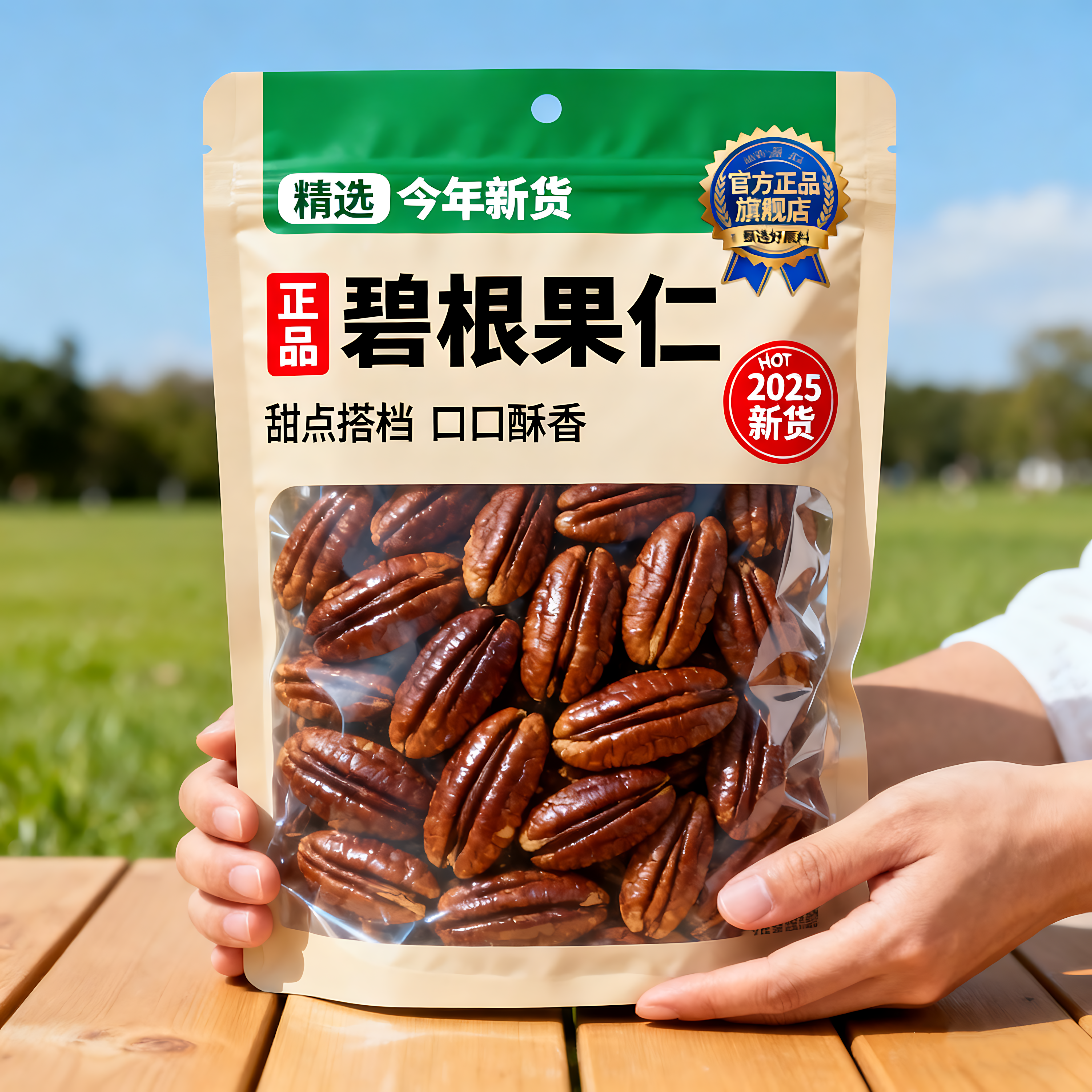 碧根果仁官方旗舰店2025年新货原味大颗粒儿童孕妇健康年货小零食,零食/坚果/特产,长寿果/碧根果,淘宝优惠券,粉丝福利购,淘宝优惠卷