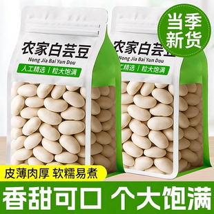 云南农家特大颗粒白芸豆干货新鲜腰豆煲汤专用云豆类扁豆大白豆子