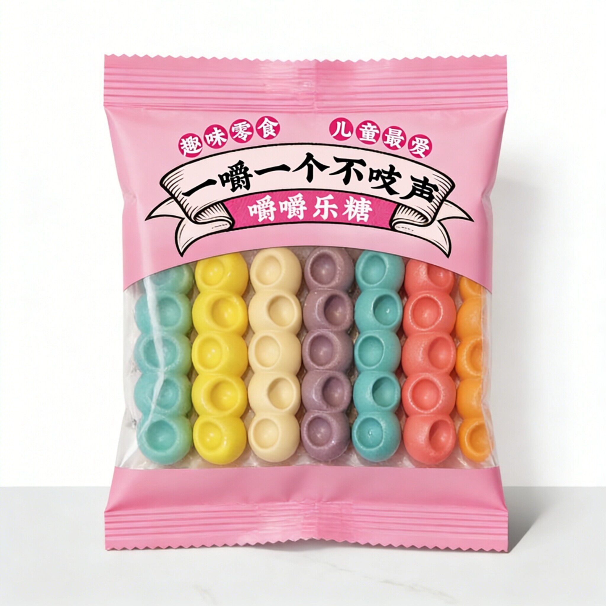 乐糖小学生嚼嚼乐糖果官方旗舰店人类磨牙棒儿童硬糖8岁人用零食