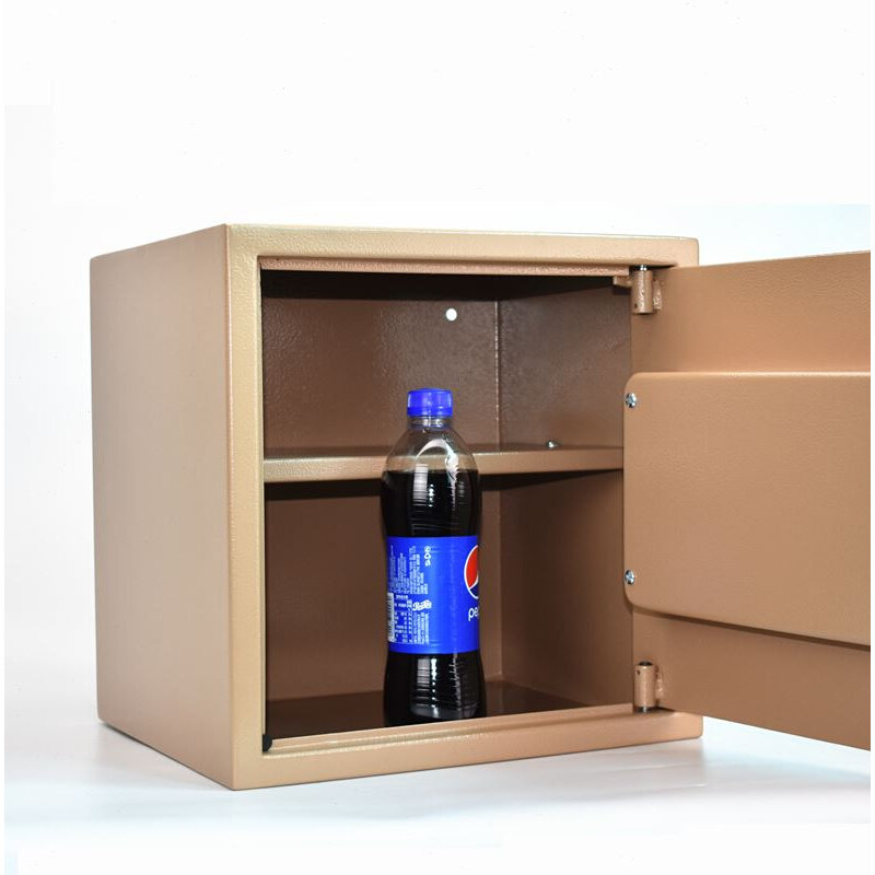 防盗双锁小型老式机械老人家用保险箱办公保险柜钥匙保管箱4560