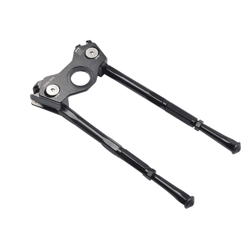 好货台湾gearoop 登山车公路车轻量脚架自行车可携式停车架曲柄脚