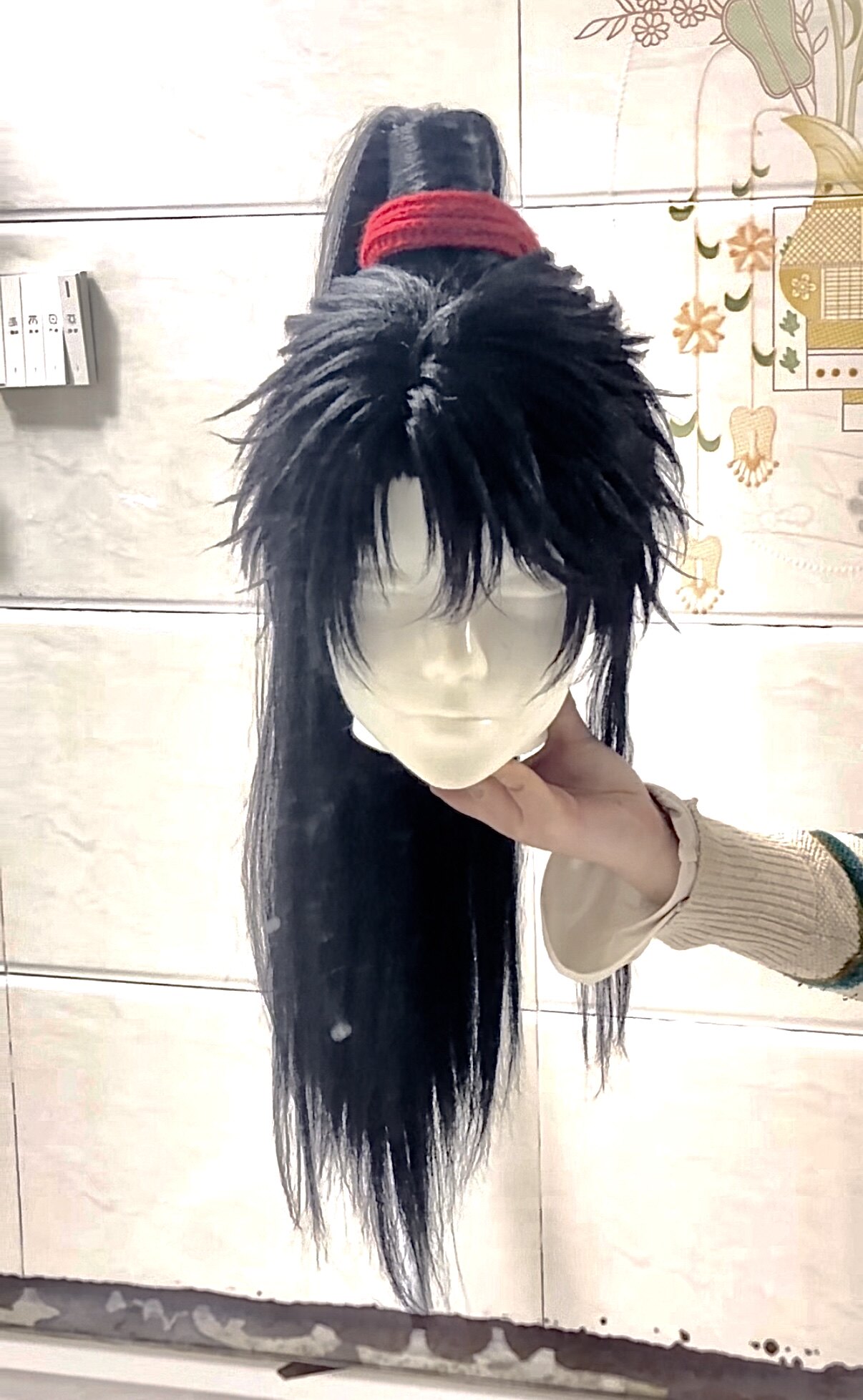 魔道祖师魏无羡造型假发现货，马尾是子母扣