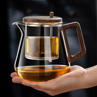 耐热全玻璃内胆飘逸杯泡茶壶家用高档茶具一键茶水分离过滤分茶器