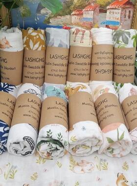 Muslin Baby Blanket 100% Cotton Swaddle Wrap For Newborn Bet