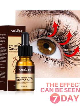 7 Day Castor Oil Eyelash Growth Serum Enhancer Curl Natural