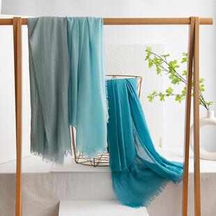 women Cotton scarves linen scarves棉麻围巾女纱巾防晒保暖 and