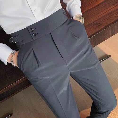 suit Clothes pants for men Trousers dress Formal Mens Summer