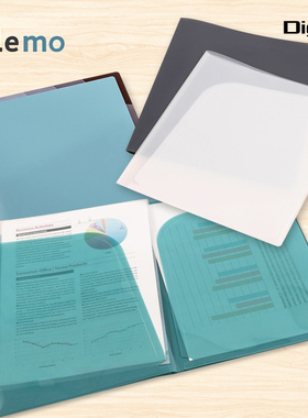 Digio2 filemo A4索引式文件夹多层资料册文件试卷琴谱图纸收纳整理时尚简约商务学生PP材质