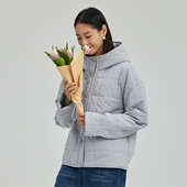 新款 无色无味休闲风短款 棉服女2025冬季 棉衣纯棉连帽棉袄夹棉外套